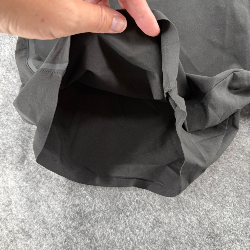 Second Skin Athletic Shorts Mens Med Black Elastic Waist Pockets Training Gym - Picture 9 of 15